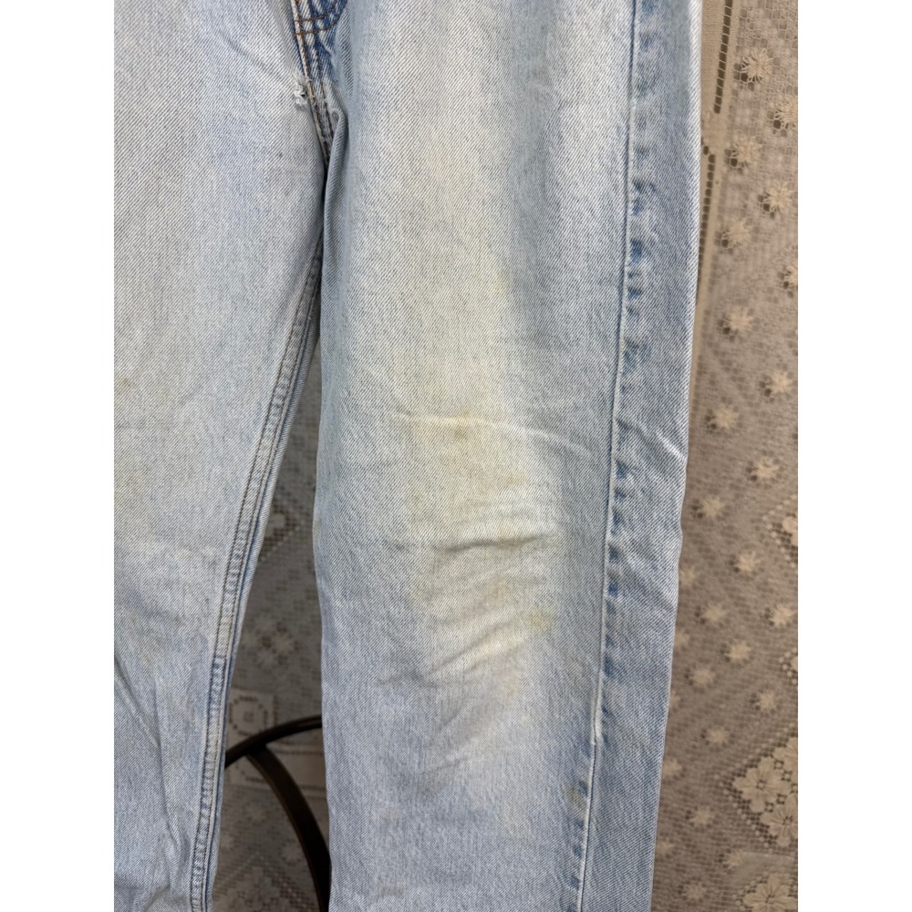 Vtg 1998 Levi's 505 Orange Tab Jeans | distressed/patina Straight Leg W33 x L30‎ - Picture 3 of 16